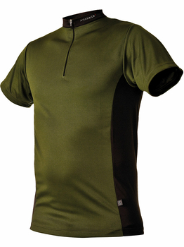 104059 38 Zipp Neck Shirt kurzarm