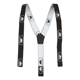 SIP Hosentraeger mit Klett 4cm breit schwarz weiss 5SD4